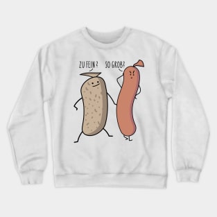Liver sausage for funny couples Crewneck Sweatshirt